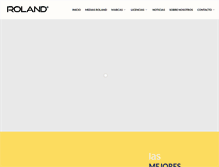 Tablet Screenshot of mediasroland.com